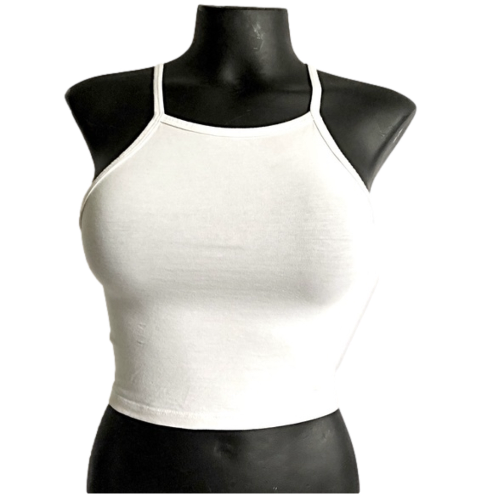 DIVIDED White Crop Top